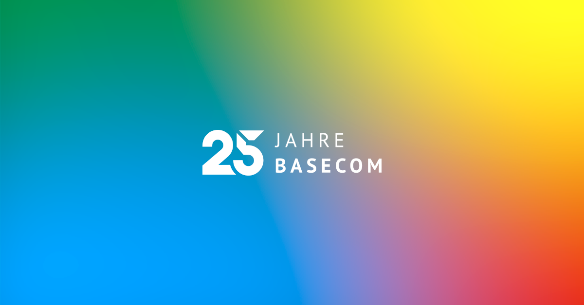 basecom feiert 25-jähriges Jubiläum